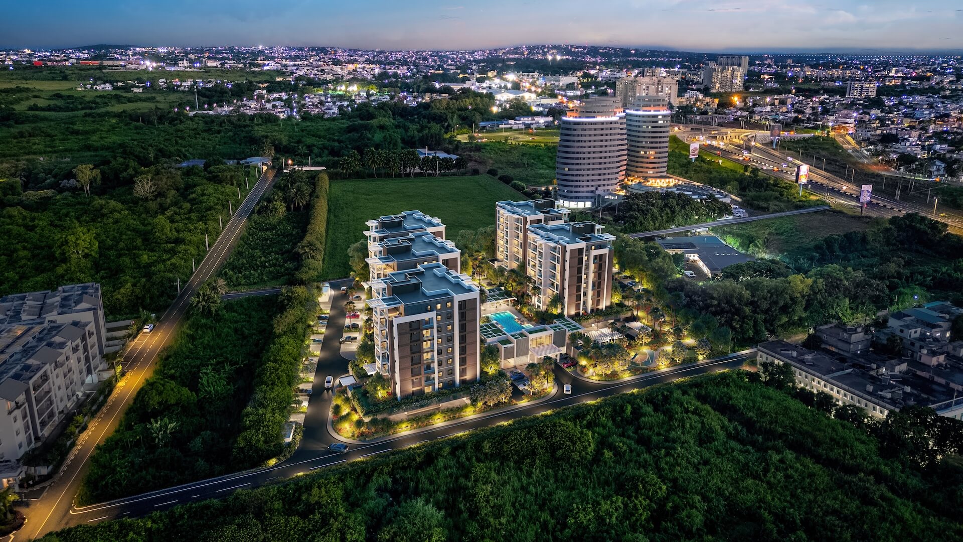 Central Park aerial